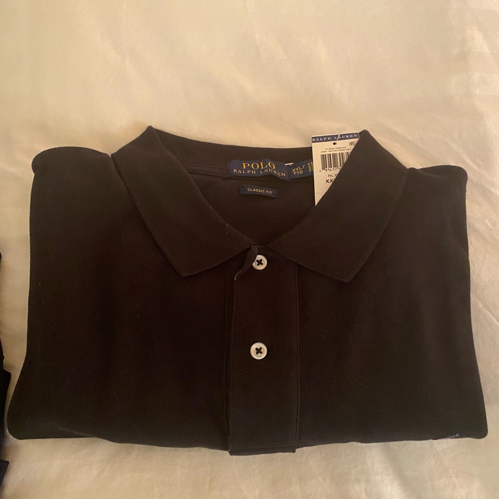 Ralph Lauren Black Polo - XXL - Big and Tall